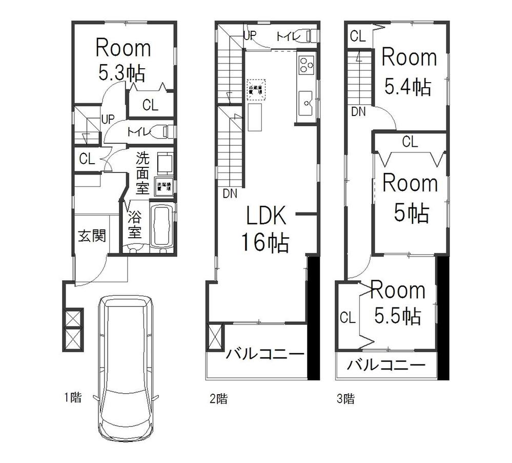 Building plan example (floor plan). A plan 94.45 sq m