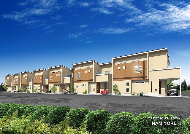 Rendering (appearance). Phase 2 subdivision prospective view