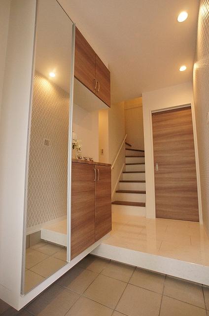 Entrance. Model house