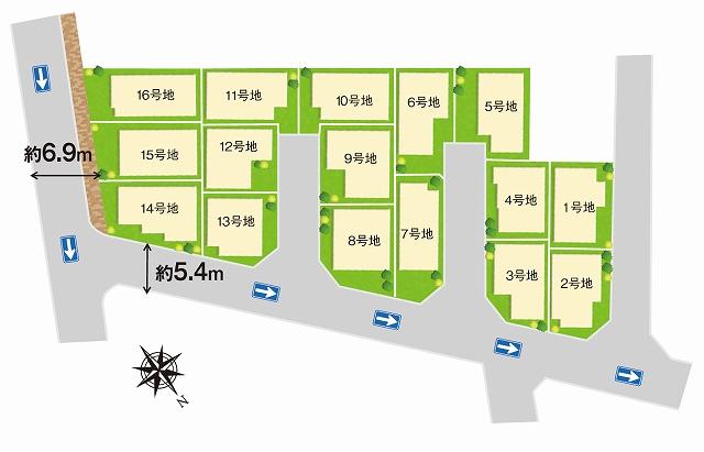 The entire compartment Figure. Clear coat Minamiichioka whole compartment view