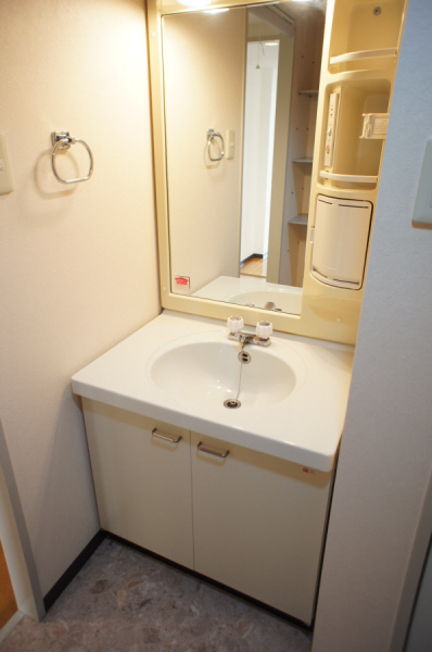 Washroom. Independent wash basin