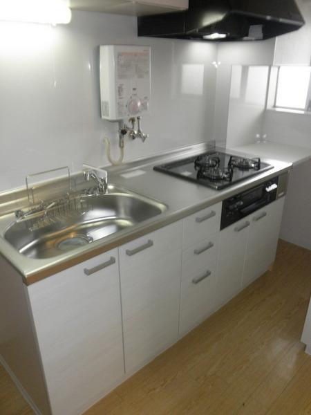 Bathroom.  [Minato-ku, real estate buying and selling] System kitchen