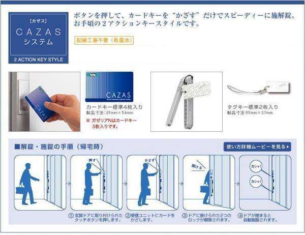 Other Equipment. Entrance door key Caza ski system