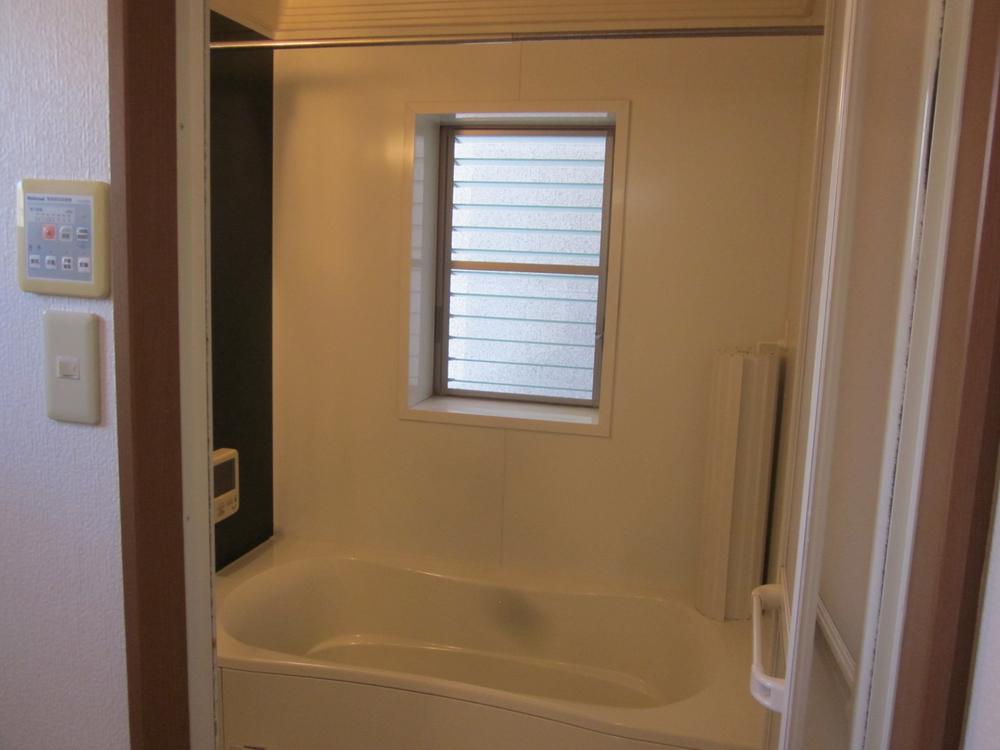 Bathroom. There is a window in the bathroom