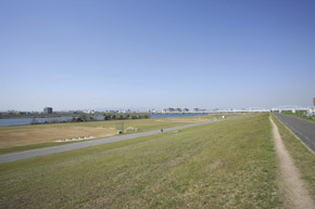 park. Yodogawa river park KEMA until the district 450m 6-minute walk