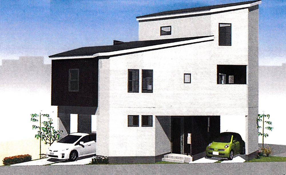 Rendering (appearance). A No. land 5LDK, Price 40,800,000 yen Parking two, 5LDK