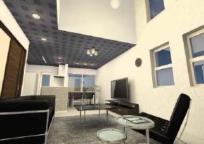 Rendering (introspection).          D-stage Uchindai cho D No. land        "Only one Space Design"     Faithfully floor plan drawing reproduction to 3D (Interior view)