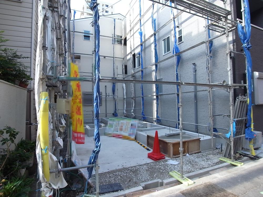 Local appearance photo. Miyakojima-ku Higashinoda-cho 1-chome ◆ Newly built one detached ◆ Nook, Fully equipped, such as mist Kawakku ◆ South-facing 4LDK + garage, LDK19 Pledge