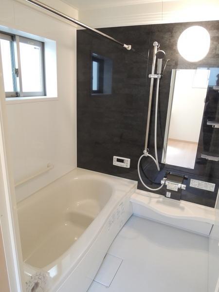 Bathroom. With bathroom drying heater. Sitz bath is also a tub that can be.