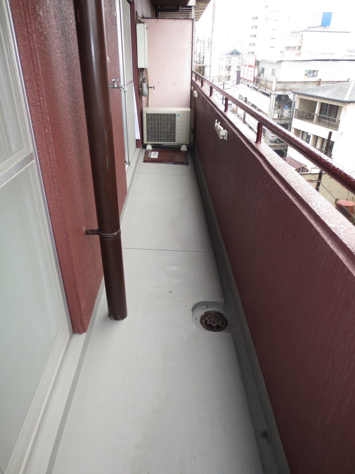 Balcony. Wide enough balcony. 