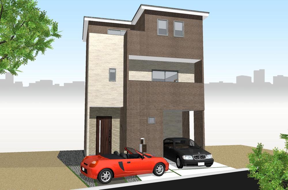 Rendering (appearance). Complete image perspective drawings