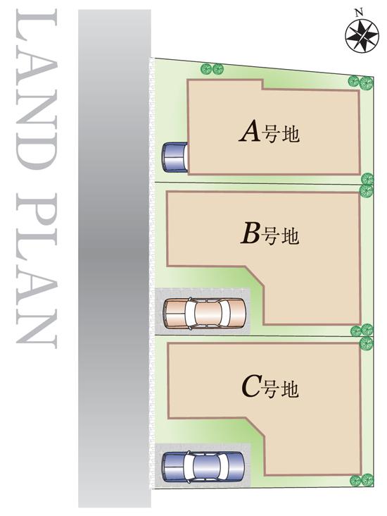 The entire compartment Figure. ● It is freedom can be designed if A No. land now ● B No. land contracts concluded already ● C No. land model house the end of July will be completed