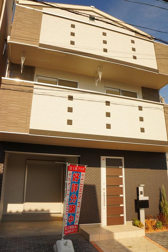 Local photos, including front road. Model house photo