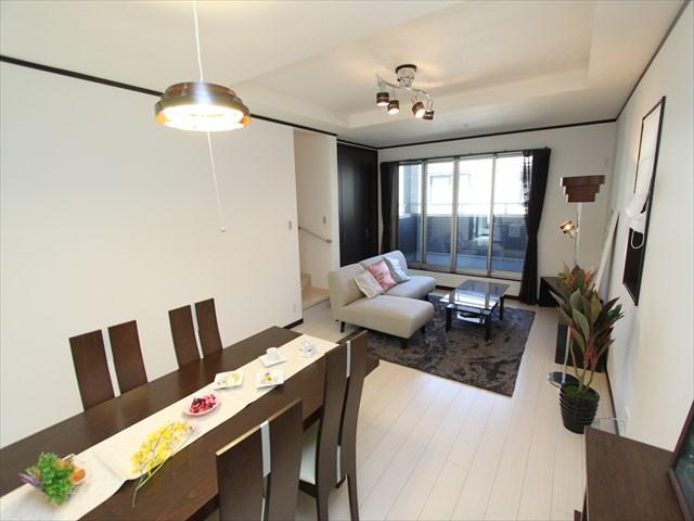 Model house photo. D No. land model house LDK