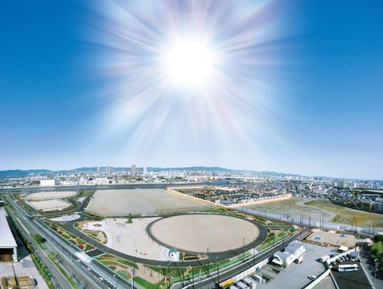 Other. Large-scale park scheduled for completion in March of 26 years. Within the planning area, Playground equipment Square and multipurpose open space where there is a variety of recreational facilities, Football ground, Baseball field is planned. The photograph is a baseball stadium currently under construction.