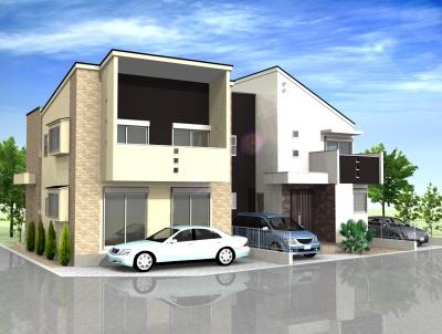 Rendering (appearance). All three compartment, There is a feeling of opening per double-sided road.