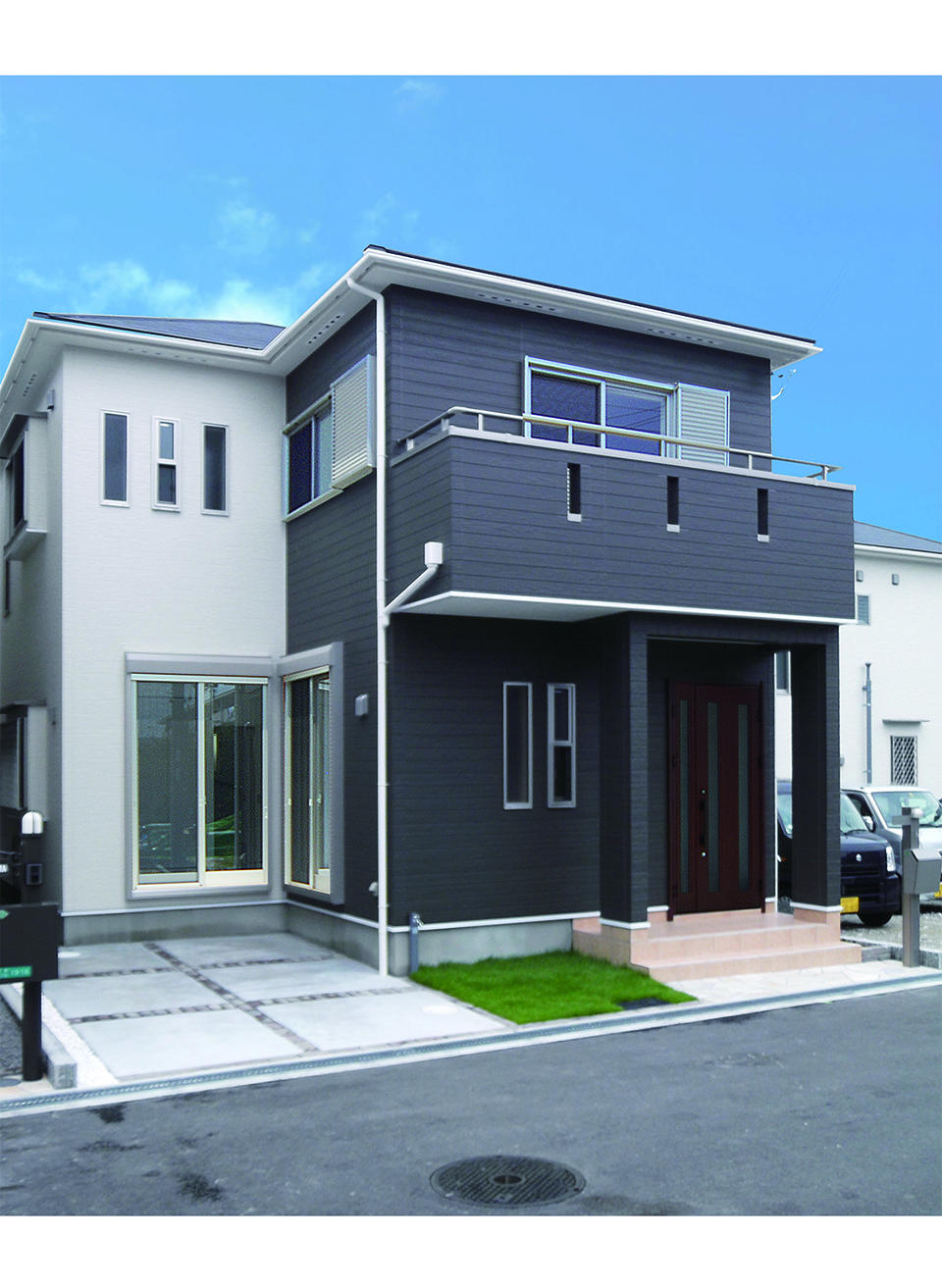 Local photos, including front road. Model house complete. Tours conducted in! ! Local (July 2013) Shooting