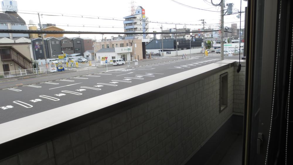 View photos from the dwelling unit. View from the site (October 2013) Shooting, 2-minute walk from the Suminoekōen Station!