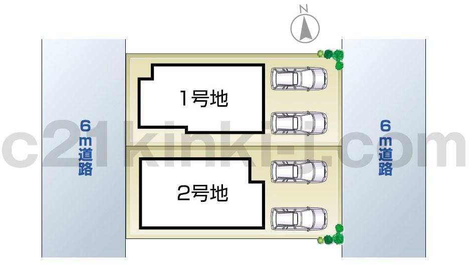 The entire compartment Figure. The entire road 6.0m! Two-sided road!