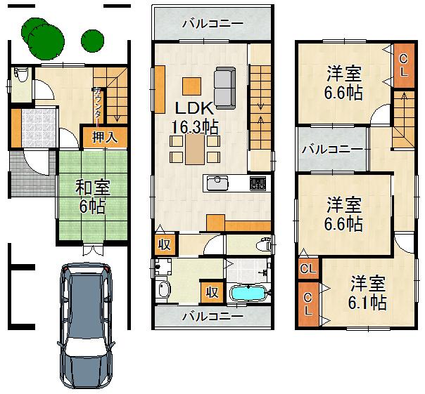 Other. No. 1 destination model House Floor 4LDK