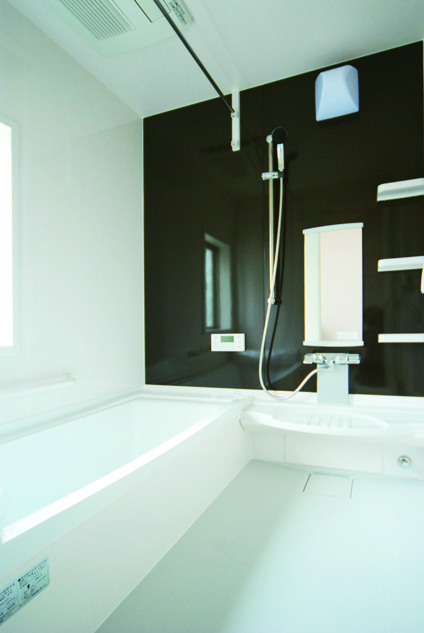 Bathroom. Gas hot water floor heating nook, Gas hot water bathroom heater dryer mist Kawakku standard equipment.