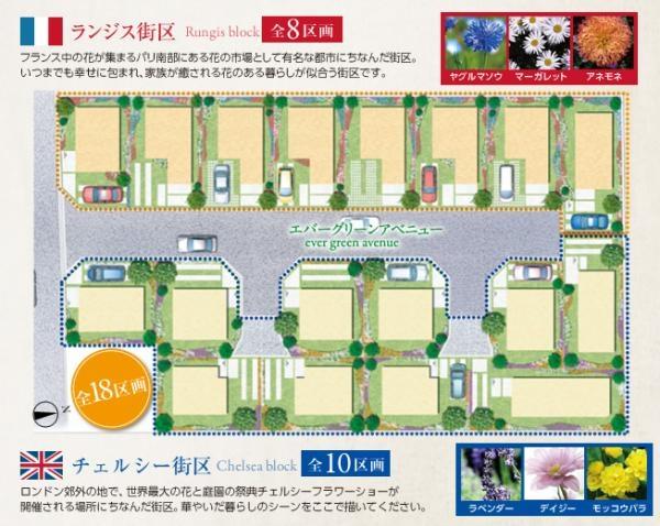 The entire compartment Figure. European garden mansion district brighten the family of smile. (Compartment view image illustrations)