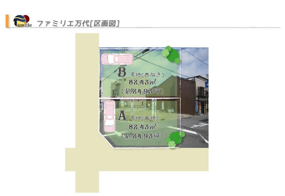 The entire compartment Figure. 2 compartment facing the corner lot