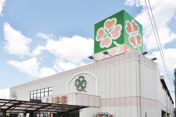 Surrounding environment. Hours 9:30 ~ 24:00 (Life Sumiyoshi shop / 7 min walk ・ About 500m)