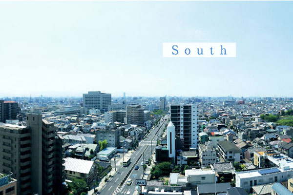 Surrounding environment. Some CG processing to local site 15th floor equivalent than view photos overlooking the south (September shooting 2013) ・ Processing (view ・ Landscape each floor ・ It varies with each dwelling unit). In fact a slightly different