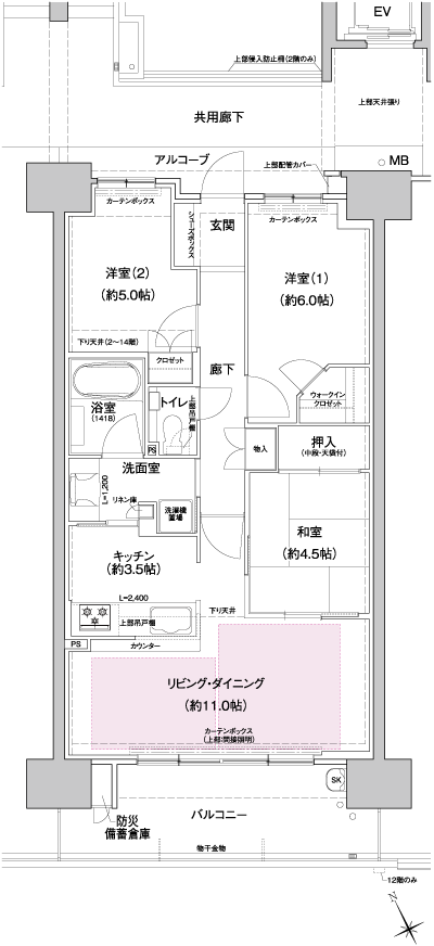 Floor: 3LDK, occupied area: 68.58 sq m, Price: TBD