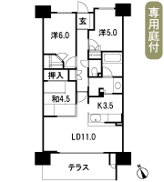 Floor: 3LDK, occupied area: 68.58 sq m, Price: TBD