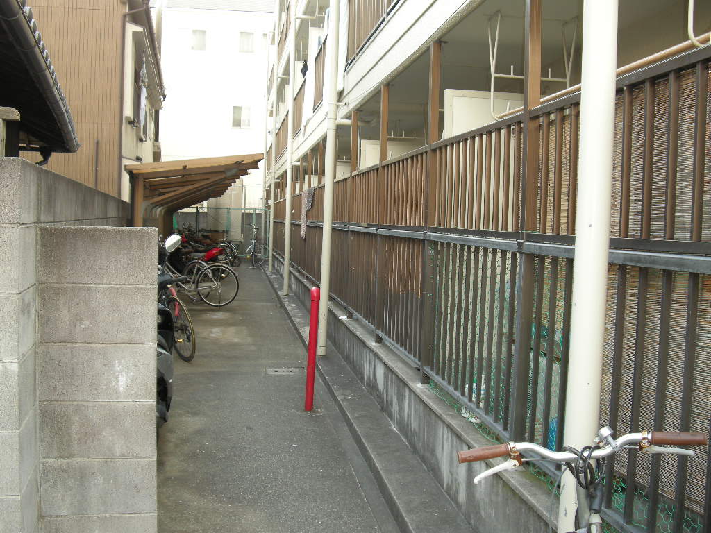 Other common areas. bicycle parking space