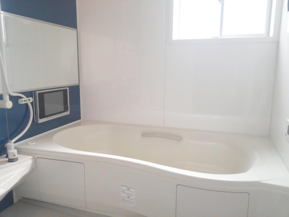 Bathroom. Popular bathroom is equipped with TV