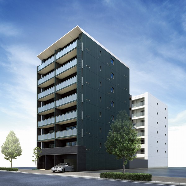 1 floor 4 House configuration 2 House × 2 House is connected by corridor (Exterior view)