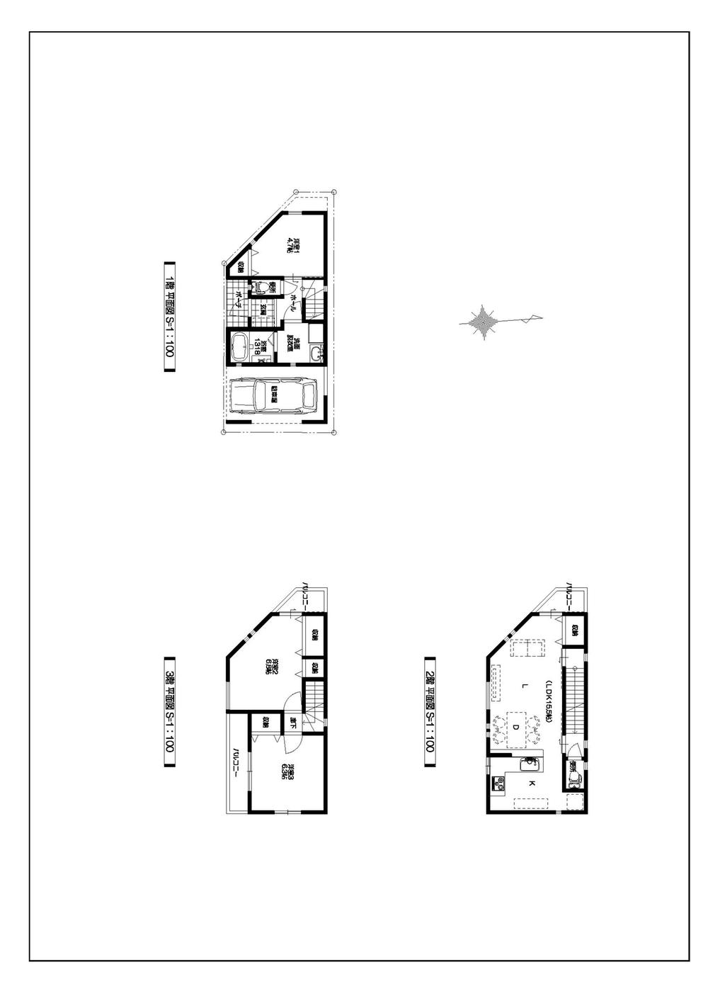 Building plan example (floor plan). Building plan example Building price 14.7 million yen (consumption tax included) Building area 82.48 sq m