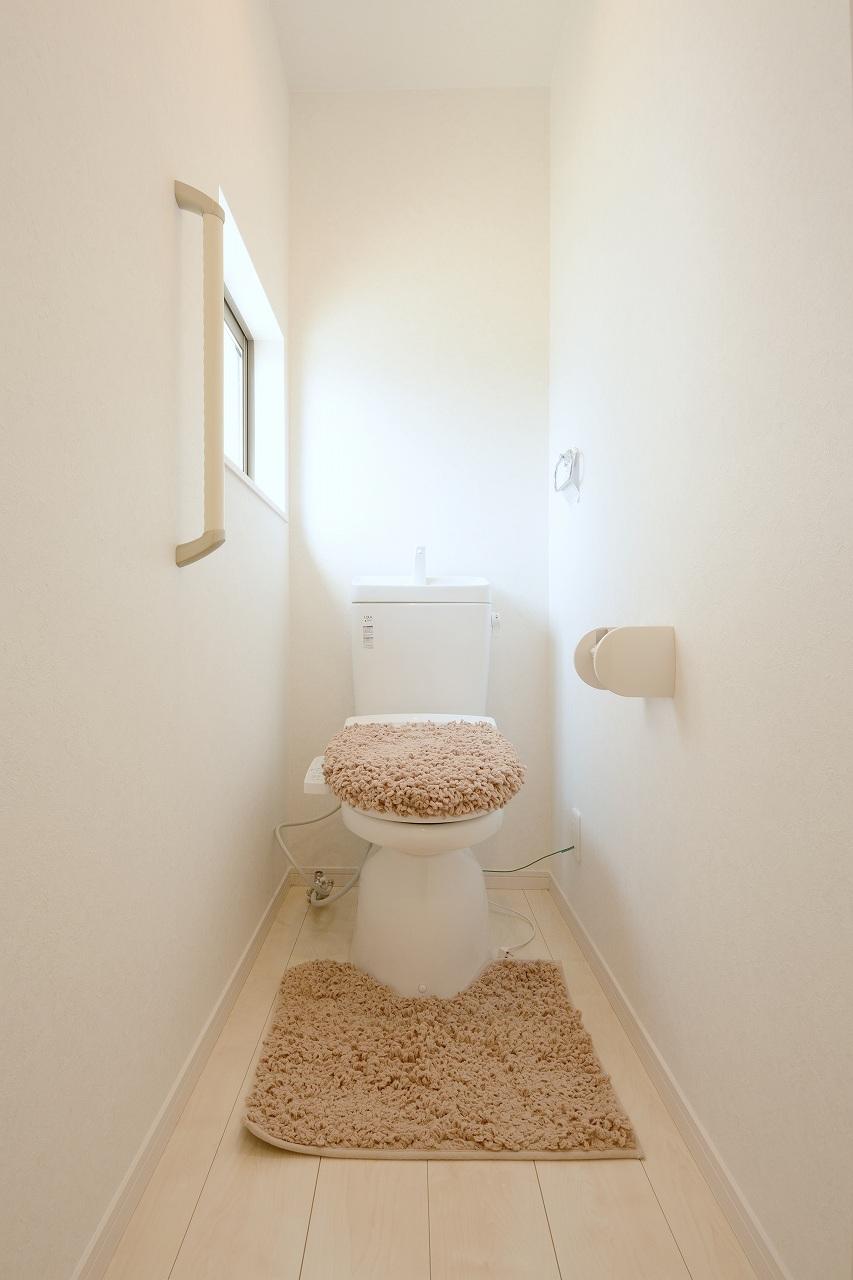 Building plan example (introspection photo). Toilets are installed in two locations