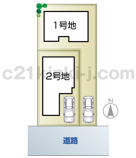 The entire compartment Figure. All 2 House! The entire road 8.0M!