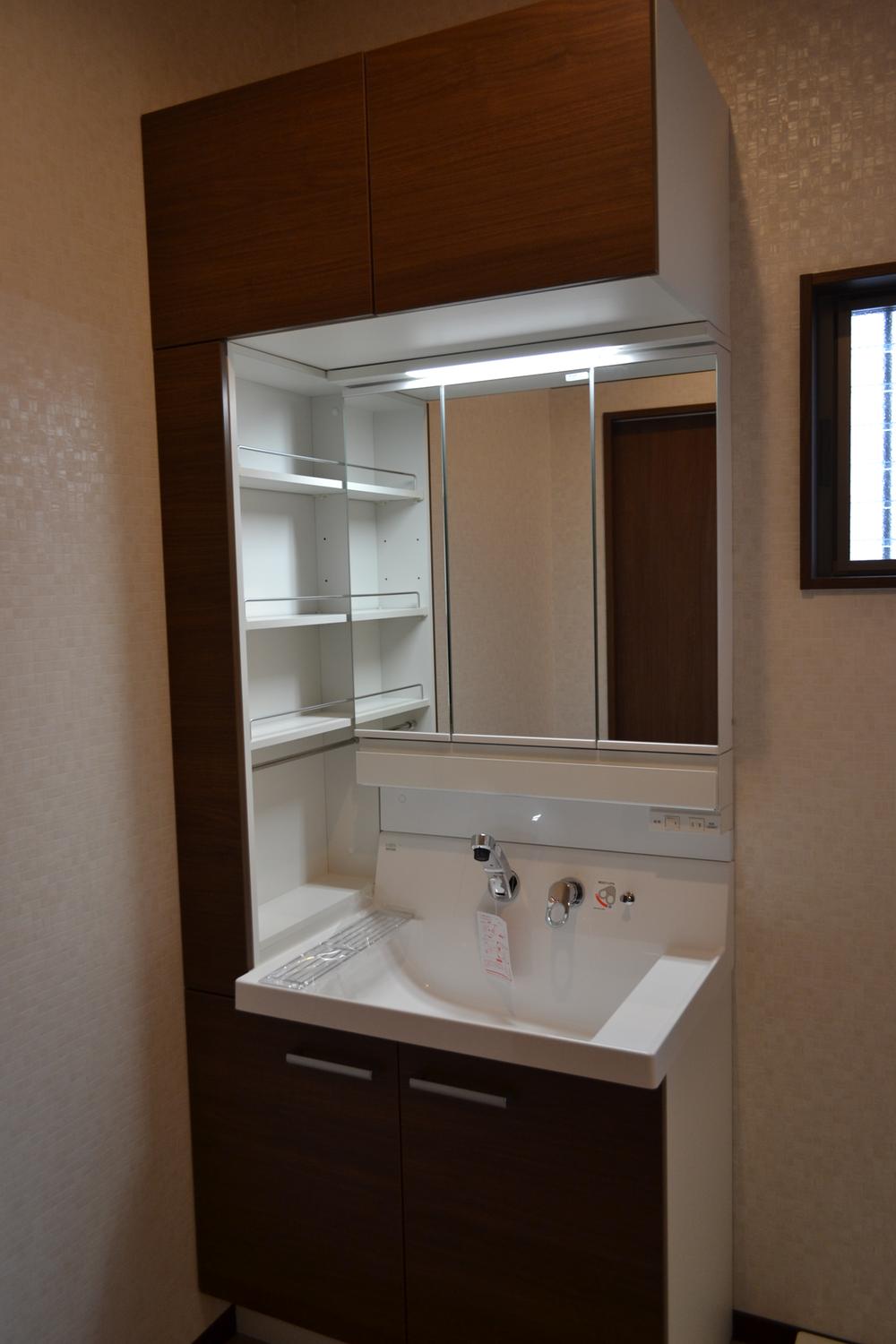 Model house photo. Washbasin example