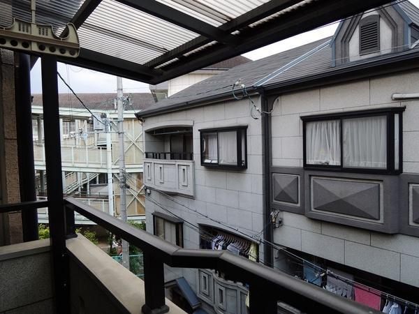 View photos from the dwelling unit. Roofed is happy