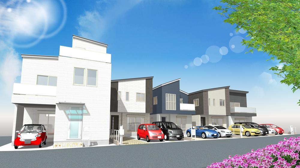 Rendering (appearance). ( 1-5 Building) Rendering ■ Outer wall also can choose your favorite thing.  Please feel free to consult.