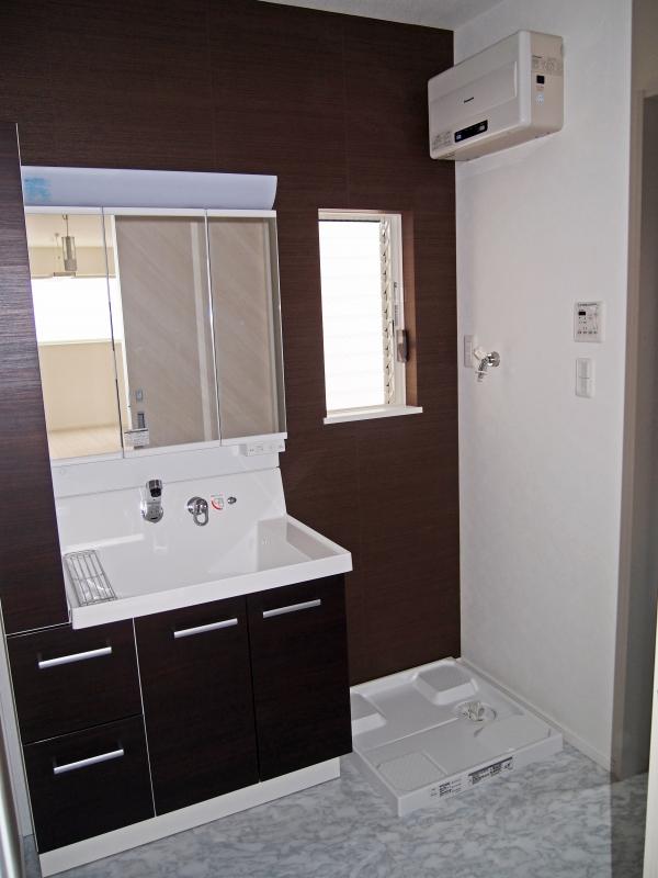 Building plan example (introspection photo). ※ Construction Case Wash basin