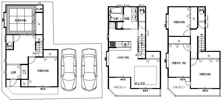 Compartment figure. Land price 27,800,000 yen, Land area 100 sq m