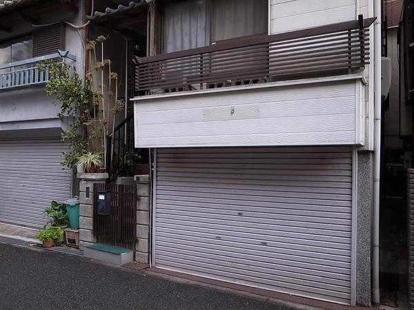 Parking lot. Protect your important car in with shutter garage