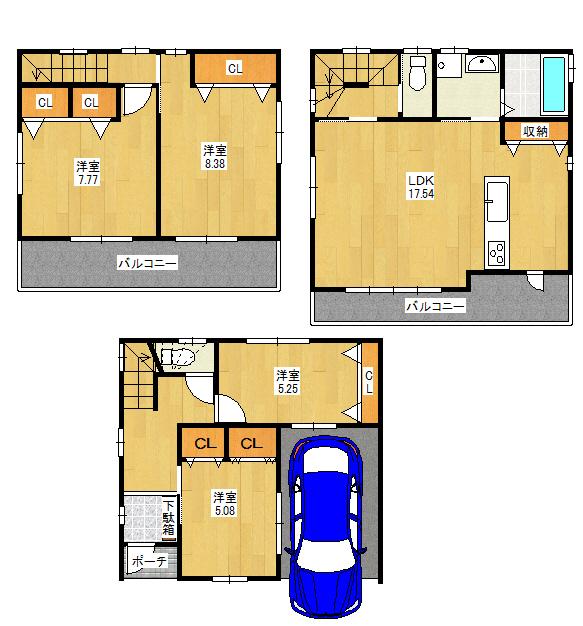 Other building plan example. Building plan example Building price 17.8 million yen,   Building area   101.25 sq m