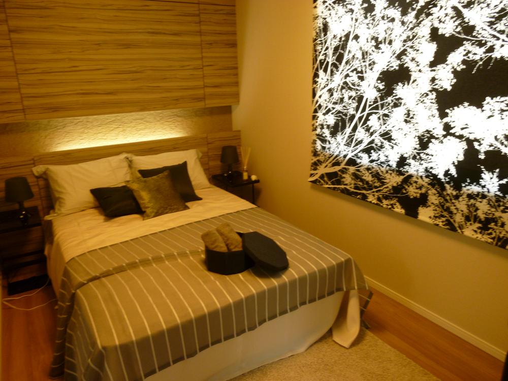 Building plan example (introspection photo). Double bed are also within easy bedroom