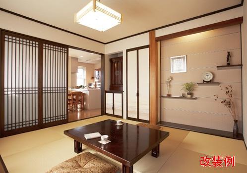 Non-living room. Japanese-style room Example of construction