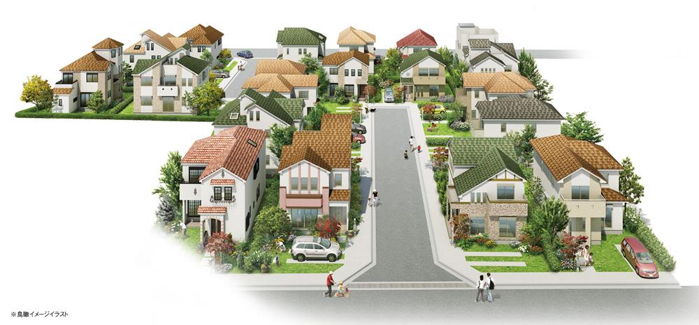 Other. Hankyu "thirteen," a 12-minute walk to the station. From there until the Hankyu "Umeda" station minutes 4, Comfortable access to get to the city center in 16 minutes from home! (Bird's-eye image illustration)