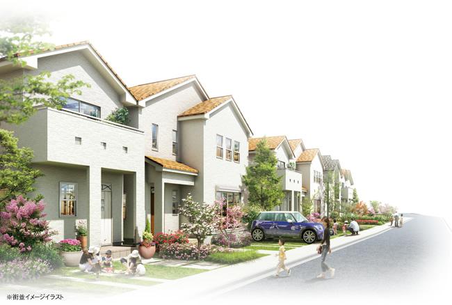 Other. Garden two-story Osaka city room Beautiful cityscape of all 20 compartments. (Cityscape image illustration)