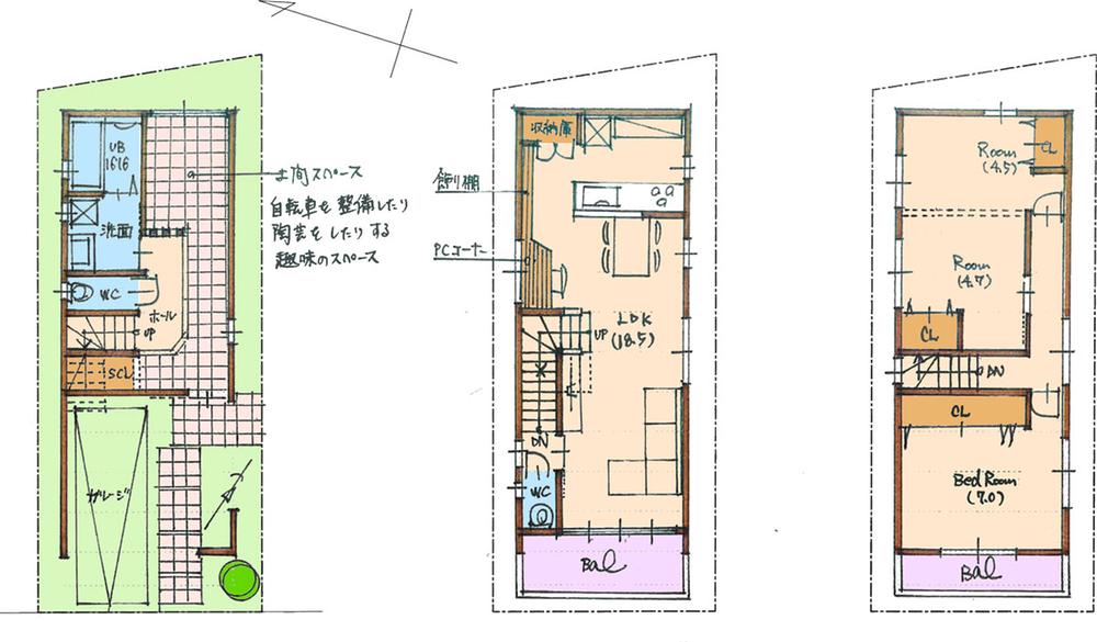 Building plan example (floor plan)