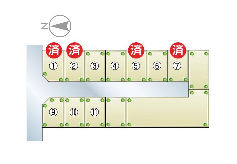 The entire compartment Figure. Second stage ・ 4 subdivisions start! The entire road 5.0m!